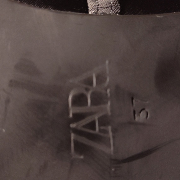 Zara Black Satin Embellished Women's Sandals. Size 37. U.S (5) NWT - Picture 3 of 3